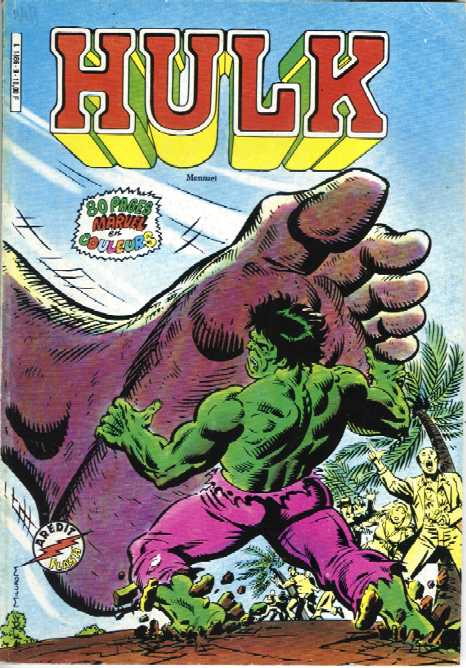 Scan de la Couverture Hulk Comics n 9